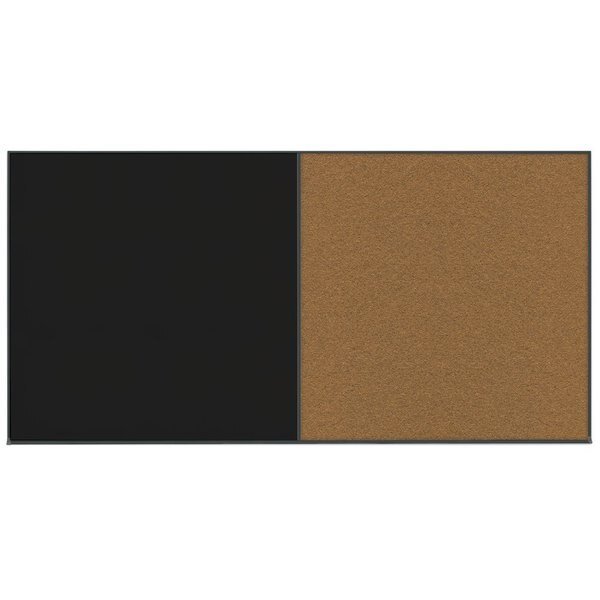 Enclosed Corkboard, 1 Door, 60